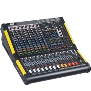 WÖLLER 8 Kanal 2X350W Usb-Bt Power Mixer W8-R700 FX