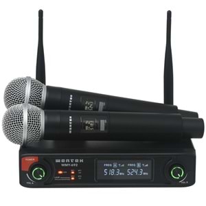 WERTEX Uhf 2 El Kablosuz Mikrofon WMY-692 EE