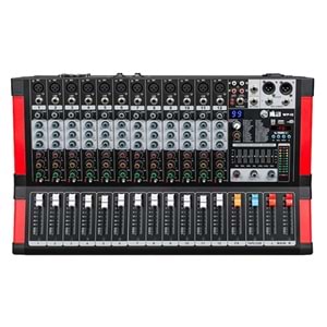 WÖLLER 12 Kanal 2X450W Usb-Bt 99 Dsp Efect Power Mixer WP-12