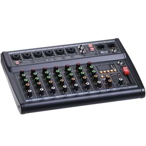 Wöller 8 Kanal 16 Dsp Efekt Usb-Bt Deck Mikser WRD-800