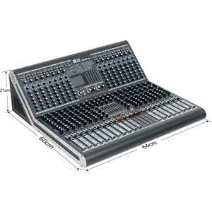 WÖLLER 16 Kanal 8 Aux 99 DSP USB Bluetooth Deck Mixer WURZ-16