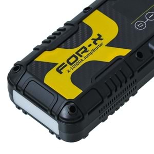 FOR-X 12000mAh 1600A Akü Takviye Cihazı ve Lastik Şişirici X-12000A