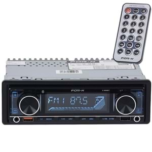 FOR-X Bluetooth ve USB ve Type C Girişli Radyo Oto Teyp X-606 BT