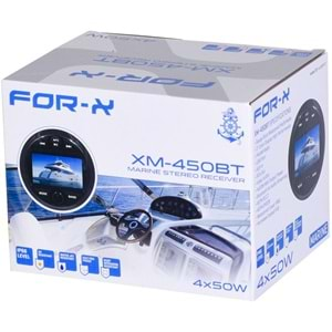 FOR-X Usb-Sd-Fm-Bt Marine Oto Teyp XM-450 BT