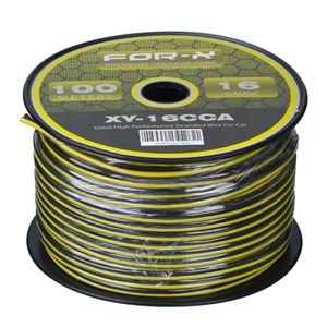 FOR-X 16 GA 2X1,5 Hoparlör Kablosu 100-Mt Lik Top XY-16 CCA