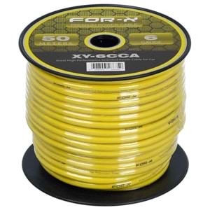 FOR-X 6 Ga CCA Power Kablo 50-Mt Lik Top XY-6 CCA