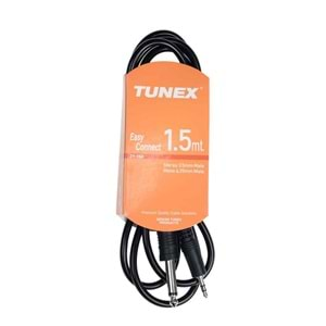 TUNEX 3,5 mm ST Erkek 6,3 mm Mono Erkek 1,5 mt Kablo ZY-150