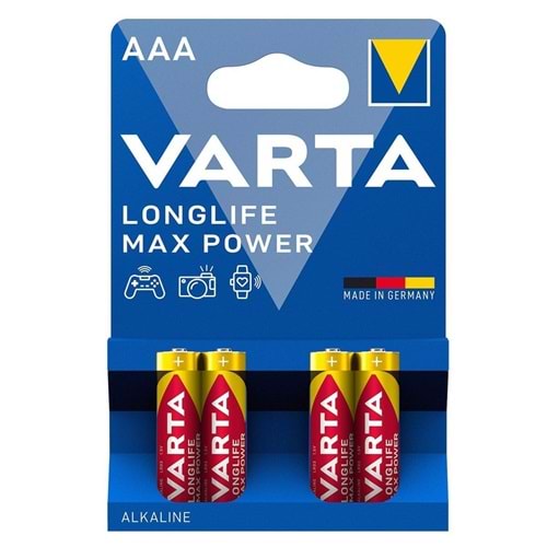 VARTA AAA Longlife Max Power İnce Kalem Pil 41031014
