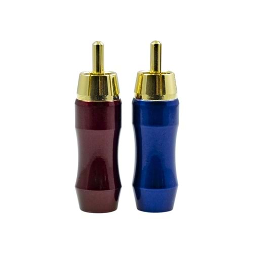 FOR-X Metal RCA Erkek Jak 2 li Paket AK-XX-99