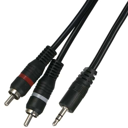 TUNEX 3,5 mm Erkek 2XRCA Erkek 1,5 mt Kablo AL-150