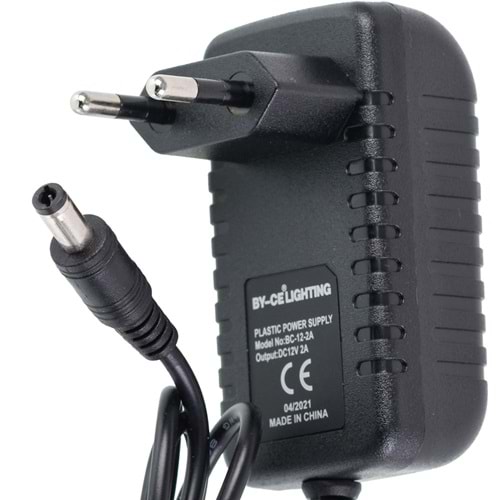 BY-CE Lıghtıng 12V 2A Smps Plastik Adaptör BC-12-2A