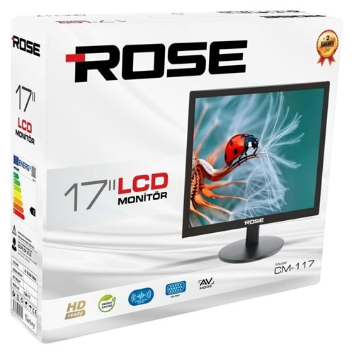 ROSE 17 12-220V Lcd Monitör CM-117