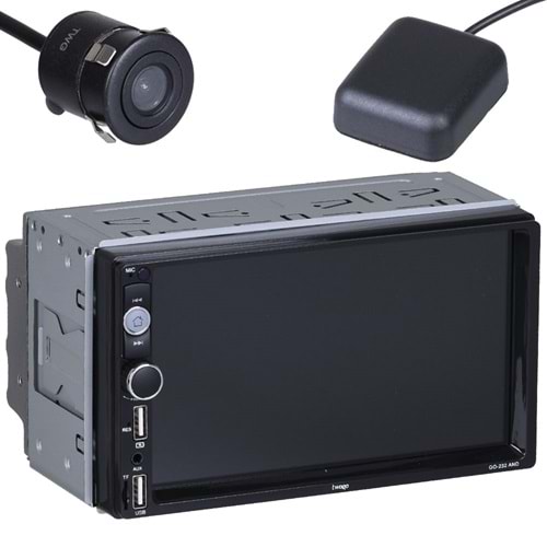 TWOGO 7'' Bluetooth ve USB Girişli Android Carplay Double GO-232