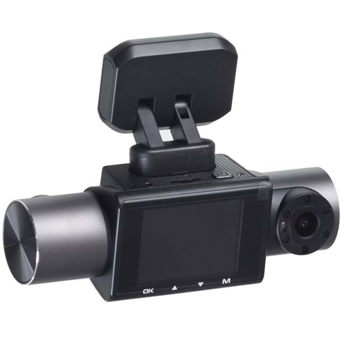 TWOGO 2'' Ekranlı 2 Kameralı GPs Li Dvr GO-XRAY2