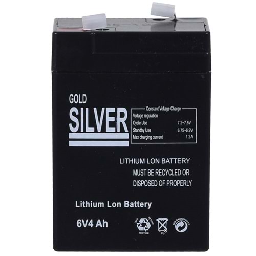 GOLDSİLVER 6V 4A Akü GS-6V4