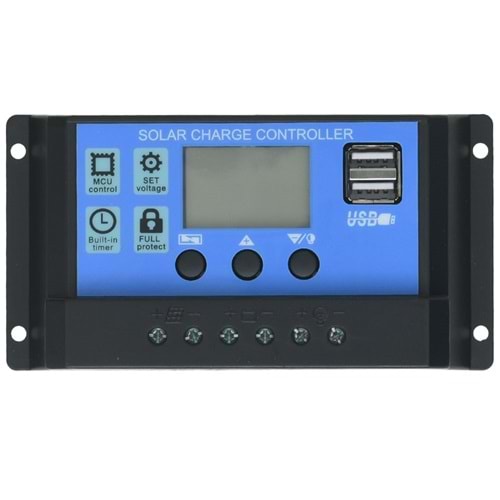 HIGHTEK 12-24V 10A Solar Şarj Kontrol HT-10