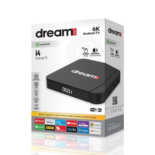 DREAMSTAR 4Gb Ram -32Gb Hafıza Androıd 14 Tv Box İ-4 4-32