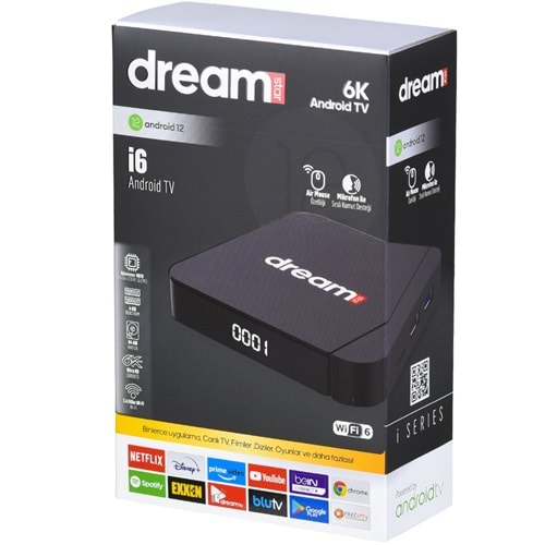 DREAMSTAR 4Gb Ram -64Gb Hafıza Androıd 14 Tv Box İ-6 4-64