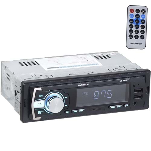 JAMESON Çift Bluetooth ve USB Girişli Radyo Oto Teyp JS-445 BT