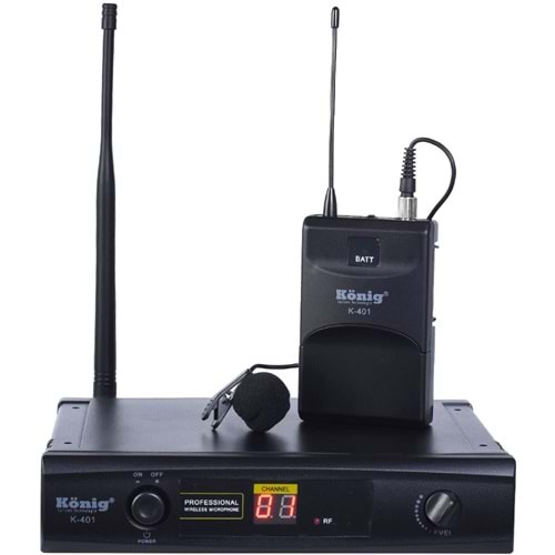 KONIG Uhf 1 Yaka Telsiz Mikrofon K-401 Y