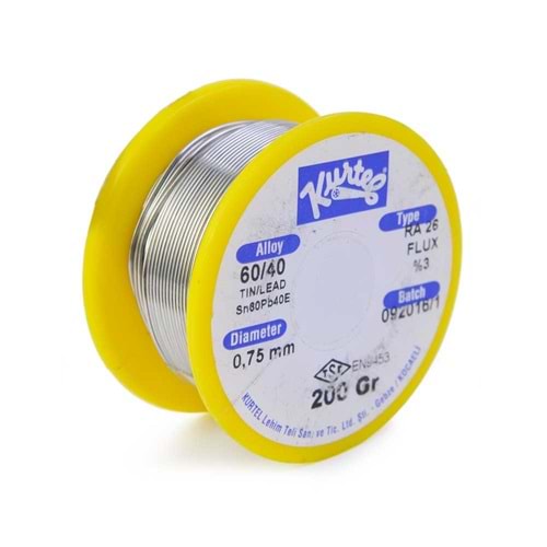 KURTEL 200 Gr 0,75 Mm Lehim Teli KL-200-075