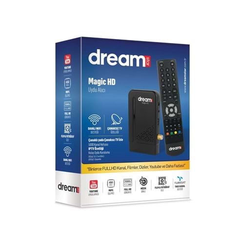 DREAMSTAR Magic Dahili Wifili Mini Hd Uydu Alıcısı MAGİC HD