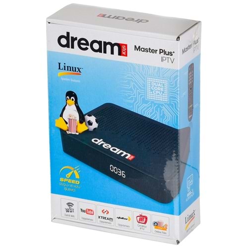 DREAMSTAR Linüx Iptv Uydu Alıcısı MASTER PLUS