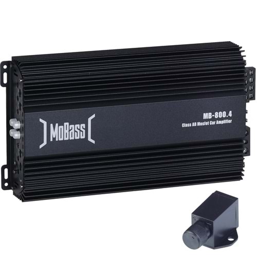 MOBASS 4 Kanal 800W Amfi MB-800.4