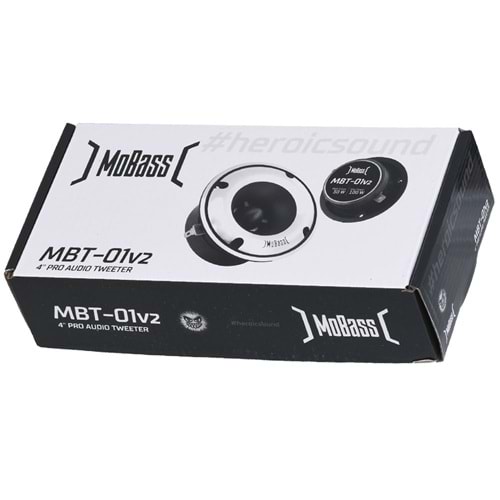 MOBASS 4 İnç 50W RMS Profesyonel Tweeter Hoparlör MBT-01 V2