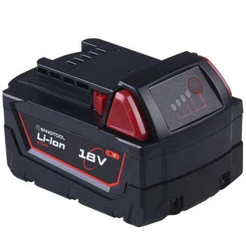 ENNOTOOL 18V 6 Ah Milwaukee M18 Matkap Bataryası A60218005 MİLWAUKEE-M18