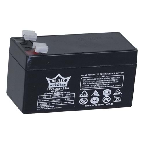 ORTEC 12V 1,3A Akü ORTEC-12V1,3