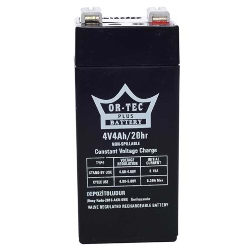 ORTEC 4V 4A Akü ORTEC-4V4