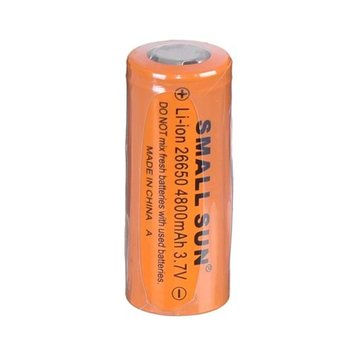 POWERDEX 4800 Mah 3,7V 26650 Small Sun Pil PD-26650