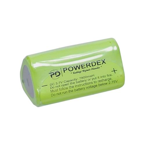 POWERDEX 7800 Mah 3,7V Şarjlı Pil PD-7800 Pil