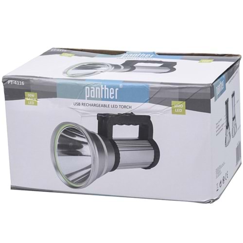 PANTHER Usb Şarjlı El Feneri PT-4116