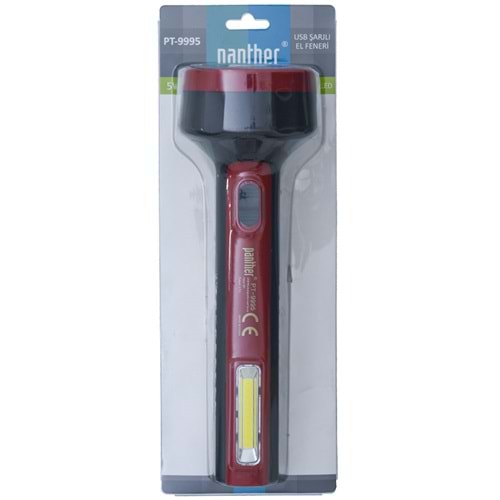 PANTHER Usb Şarjlı El Feneri PT-9995