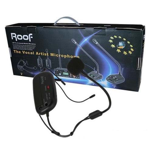 ROOF Uhf Kulaklıklı Headset Rehber Verici R-16T