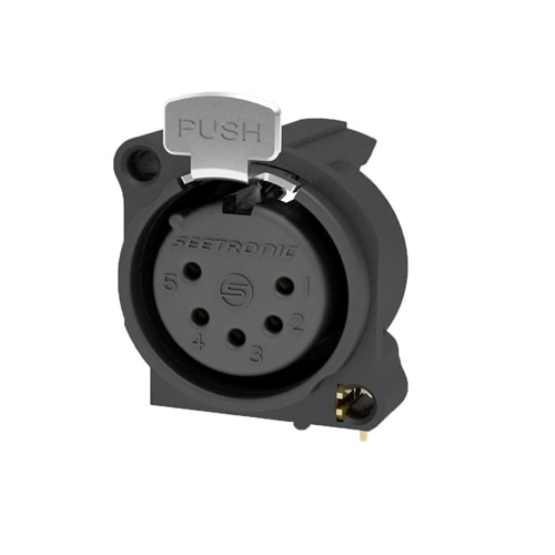 SEETRONIC 5 Kutuplu Ds XLR Şase Plastk Gövde SCBDF5-H