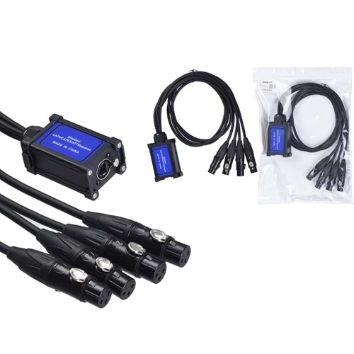 S.WIELER Cat-6 4 x Xlr Dişi Exender SCTX-4F