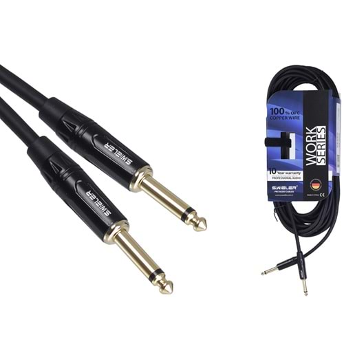 S.WIELER 6.3 mm Mono - 6.3 mm 10 Metre Mono Kablo SMM-10M