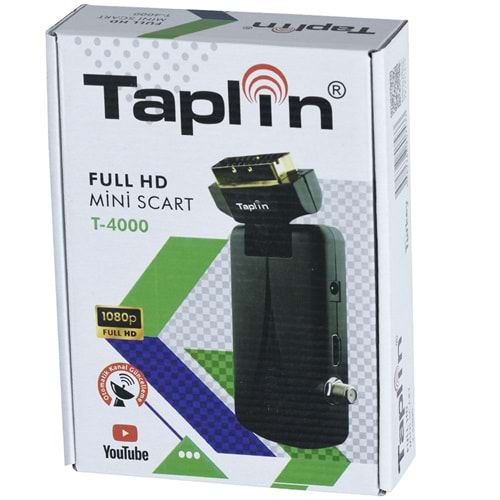 TAPLİN Mini Scart+HD Uydu Alıcısı T-4000