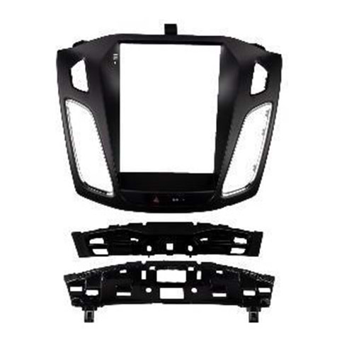 FOR-X 9.7 inc Tesla Ford Focus 3-4 2015-2018 Siyah Çerçeve (Canbus var) TAC-035