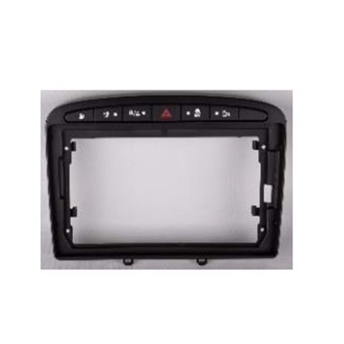 FOR-X 9 inc Peugeot 308 2008+ Siyah (Canbus Var) Çerçeve TAC-155