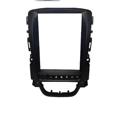 FOR-X 9,7 inc Opel Astra J 2010-2014 Dörtlü Düğmesi Dahil Siyah Çerçeve (Canbus Var) TAC-341