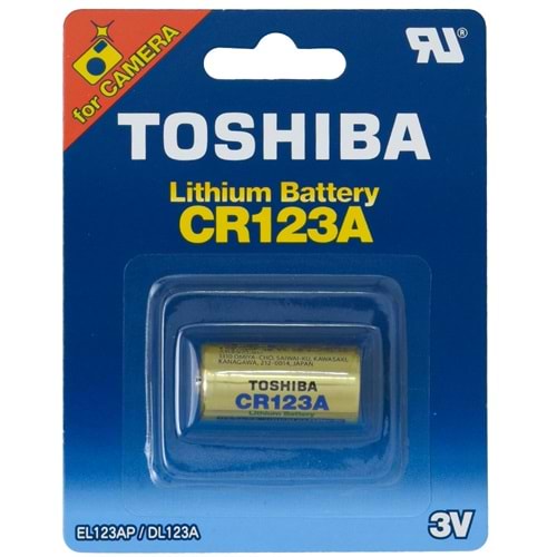 TOSHIBA 3V Cr-123A Lithium Pil TCR-123A