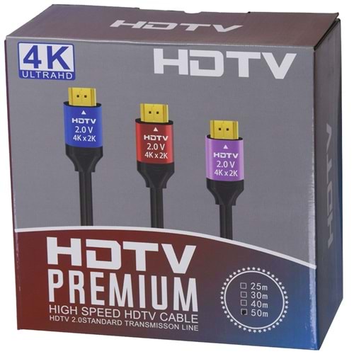 TUNEX 50 Mt 4K Plus Chip Profesyonel HDMI Kablo THD-50 4K