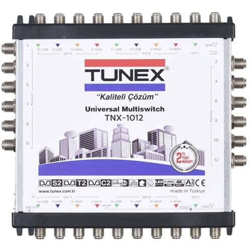 TUNEX 10-12 Multiswich (Santral) TNX-1012 P