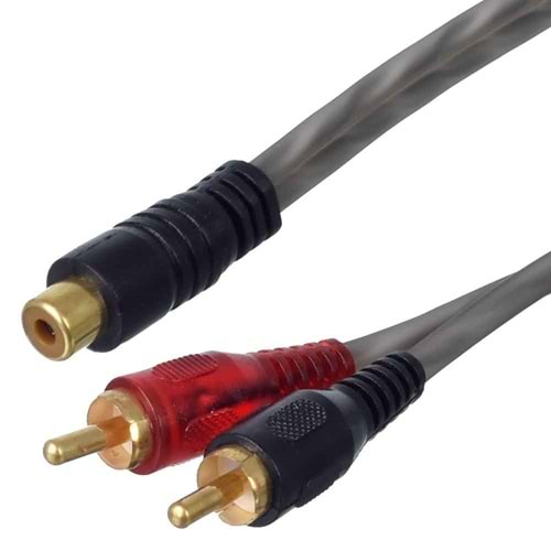 TUNEX 1 Rca Dişi 2 X RCA Erkek 32 Cm Y Kablo TNX-130-30