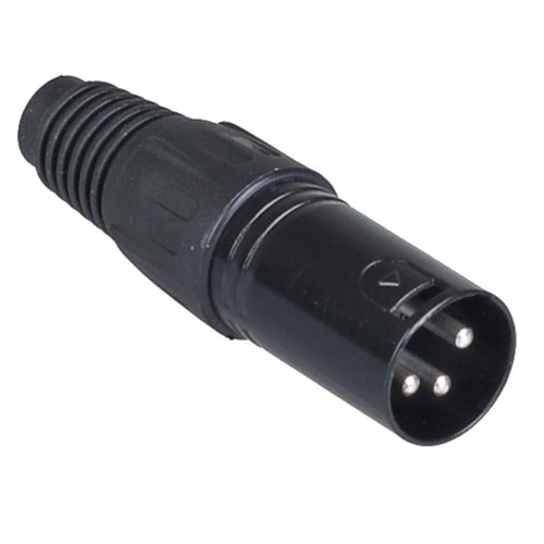 TUNEX Black Metal Xlr Canon Erkek Jak TNX-4813 BK