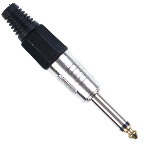 TUNEX Black 6,3 Mm Erkek Mono Metal Jak TNX-4815 BK